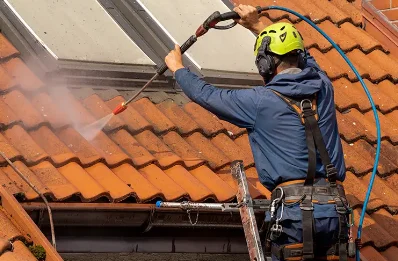 Démoussage et hydrofuge de toiture à Baerenthal